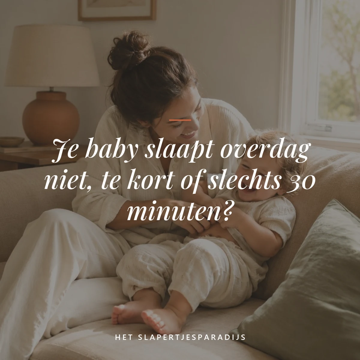 Je baby slaapt overdag niet, te kort of slechts 30 minuten?